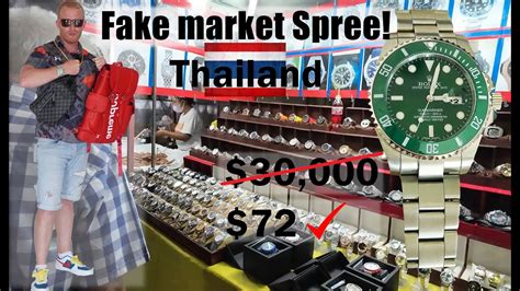 thailand find fake rolex|mbk markets.